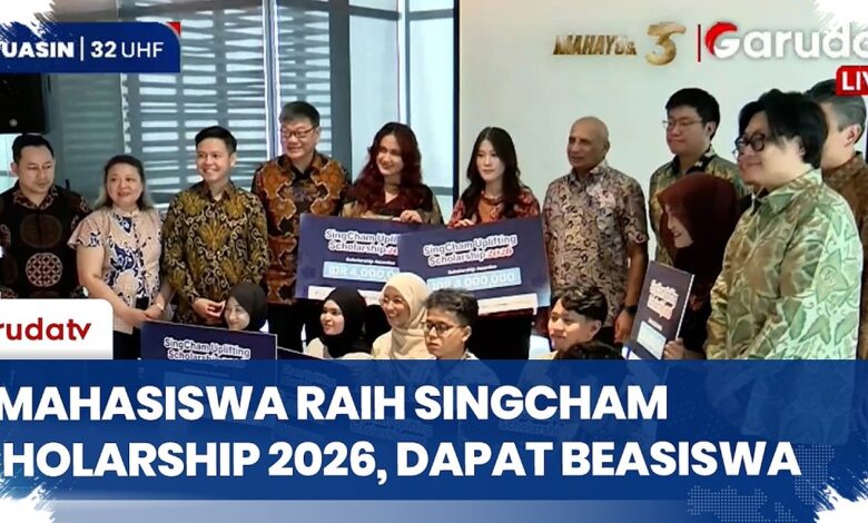 13 Mahasiswa Raih Beasiswa SingCham 2026, Ada Magang hingga Peluang Kerja
