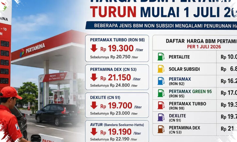 8 Harga BBM 17 Juli 2026 Masih Diam, Pertamax hingga Solar Bertahan di Level Ini
