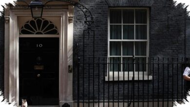 Pesan Larry si Chief Mouser kepada Andy Burnham, Urusan Makan di Downing Street