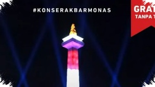 Konser Akbar Monas 2026 Gratis Tanpa Registrasi, Orkestra Hadir Malam Ini