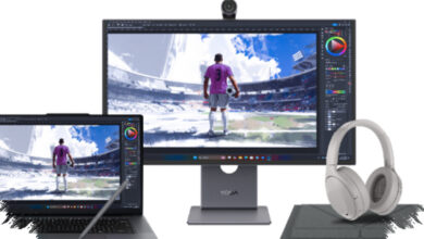 Lenovo Yoga Pro 27UD-10 Jadikan Meja Kerja Studio, Kamera 4K hingga Audio 34W