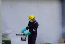 Cegah Risiko DBD, Lapas Purwokerto Fogging Tiga Blok Hunian Warga Binaan