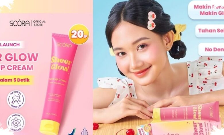 2 Tone Up Cream Scora untuk Warna Kulit Berbeda, Jangan Sampai Salah Pilih