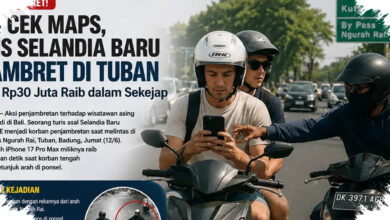 Dua WNA Jadi Korban Jambret di Badung Kurang dari Empat Jam, Kalung dan iPhone 16 Raib