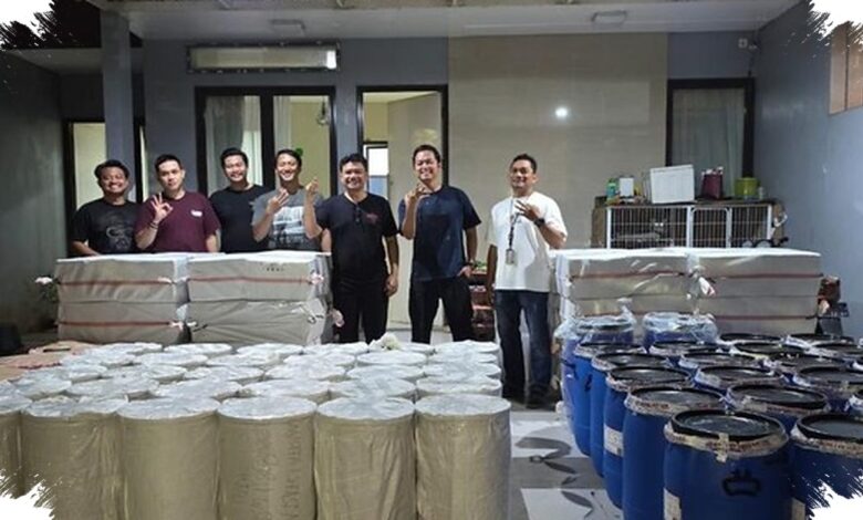 Lab Karisoprodol Terbongkar, Polisi Sita Lebih dari 1,5 Ton Bahan Baku