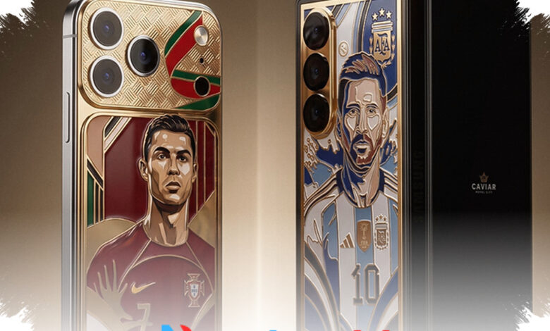Galaxy Z Fold 8 dan iPhone 17 Pro Berbalut Emas, Tribute Mewah untuk Messi dan Ronaldo