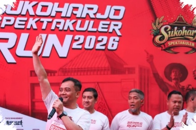 2.000 Pelari Padati Solo Baru, Sukoharjo Spektakuler Run Gerakkan Hotel dan UMKM