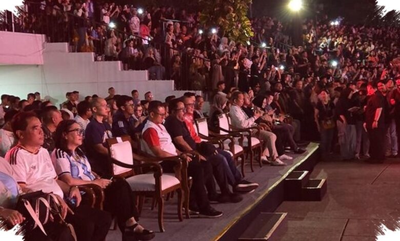 Hampir 14 Ribu Warga Padati Nobar Final Piala Dunia di Lapangan Banteng, Rano Karno Hadir