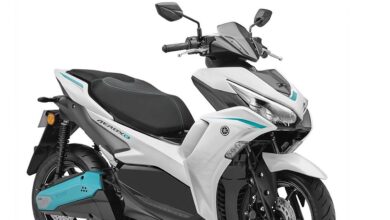 Yamaha Aerox E di India, Skuter Listrik Bertorsi 48 Nm dengan Baterai Lepas Pasang