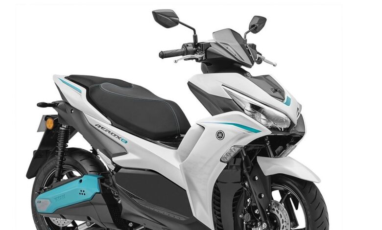 Yamaha Aerox E di India, Skuter Listrik Bertorsi 48 Nm dengan Baterai Lepas Pasang