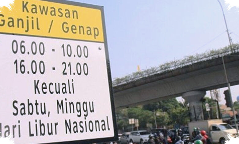 25 Ruas Jakarta Kena Ganjil Genap Pekan Ini, Pelanggar Terancam Denda Rp500.000