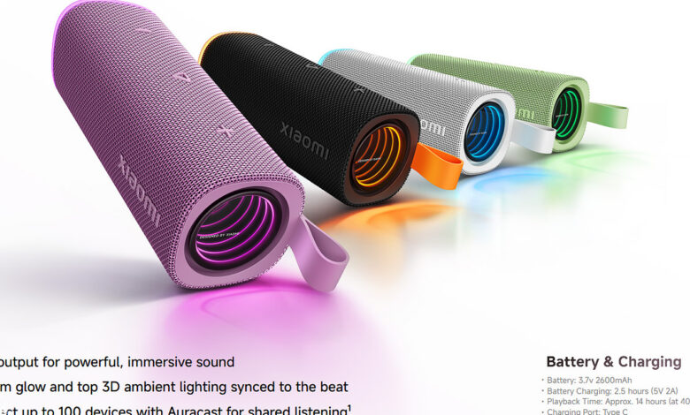 Xiaomi Bluetooth Speaker C Kini Punya Warna Ungu, Bisa Terhubung ke 100 Speaker