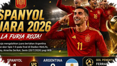 Dominasi Spanyol atas Argentina Terlihat Jomplang, Gol Torres Bawa Gelar Dunia