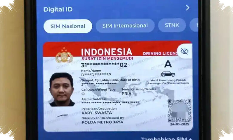 Lupa Membawa SIM Fisik Tak Lagi Panik, SIM Digital Bisa Ditunjukkan Lewat Ponsel
