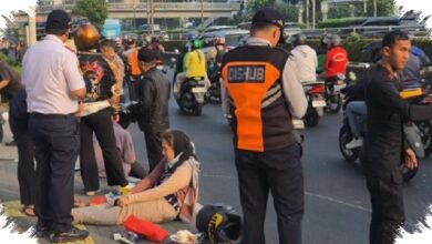 Mobil Boks Tak Sempat Mengerem, 4 Orang Jadi Korban Tabrakan di MT Haryono