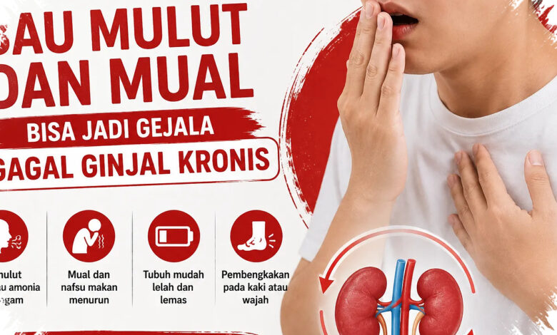 Mual Tak Selalu Maag, Gejala Gagal Ginjal Bisa Muncul Saat Fungsi Ginjal Menurun