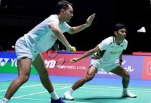 Fajar/Fikri Tumbangkan Tuan Rumah dalam Duel Tiga Gim, Final Menanti