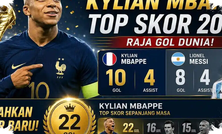 Messi Gagal Bawa Argentina Juara, Rekor Gol Piala Dunia Direbut Mbappe