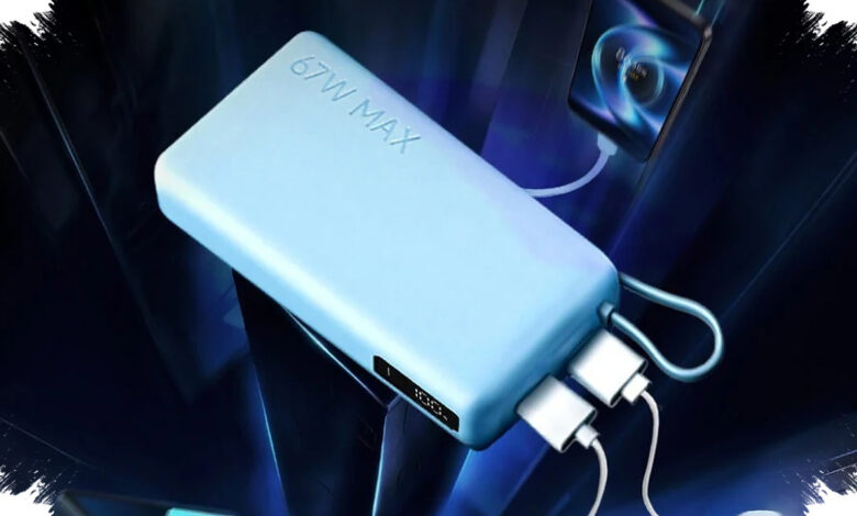 Xiaomi Power Bank 5i 20.000mAh Siap Meluncur, Kabel USB-C-nya Mengisi hingga 67W