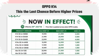 3 HP Oppo Naik Harga di India, Semua Varian Oppo K14 Ikut Terdampak