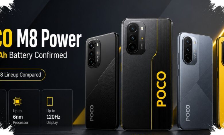 Poco M8 Power Siap Masuk India, Bocoran Baterai 8.000mAh Mulai Menggoda