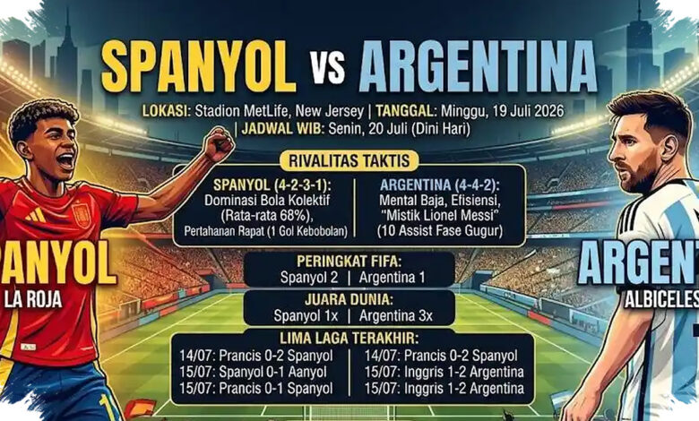 Spanyol Membongkar Cara Meredam Messi, Argentina Tanpa Shot on Target