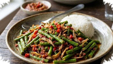 Tumis Kacang Panjang Teri Pedas, Kunci Teri Tetap Renyah dan Sayur Tak Lembek
