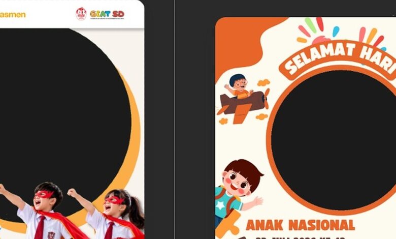 20 Link Twibbon Hari Anak Nasional 2026, Cara Rayakan Pesan Perlindungan Anak