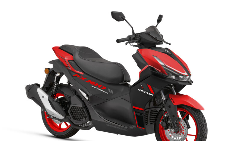 QJMotor Viento AX180 Bawa Mesin Hybrid dan Tangki 10 Liter, Aerox Terusik