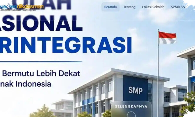 SPMB Sekolah Nasional Terintegrasi Dibuka, Nilai Rapor Minimal 80 Jadi Syarat