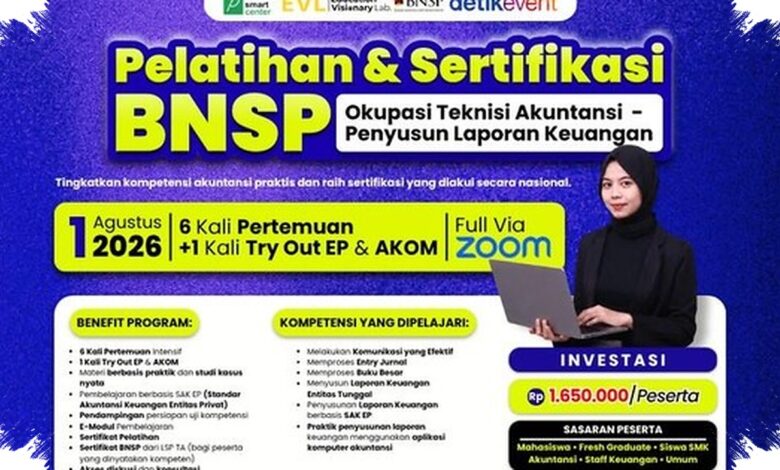 Paham SAK Saja Belum Cukup, Sertifikasi BNSP Jadi Bukti yang Dicari Perekrut