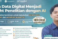 Riset Digital Makin Kompetitif, Mahasiswa Diajak Kuasai AI untuk Membaca Sentimen