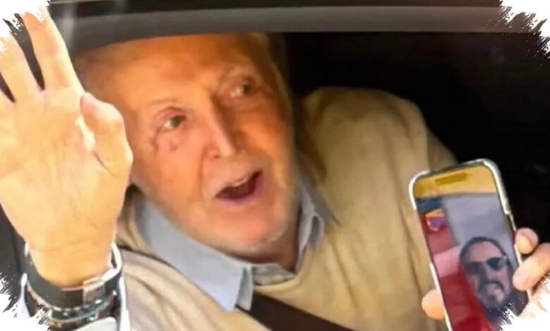 Paul McCartney Menyapa Fans dari Mobil, Ringo Starr Muncul di Layar FaceTime