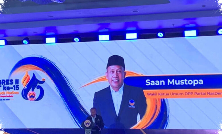 Kongres GP NasDem Perkuat Barisan Muda, Persaingan Pemilu 2029 Kian Ketat