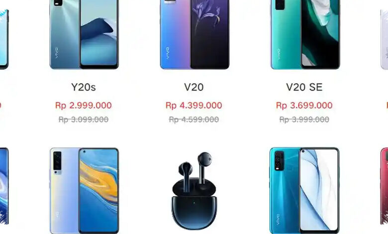 22 HP Vivo dari Rp1,899 Juta sampai Rp25,999 Juta, Pilihannya Makin Lebar