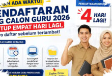 PPG Calon Guru 2026 Masih Dibuka, Pendidikan Dua Semester Ditanggung Pemerintah